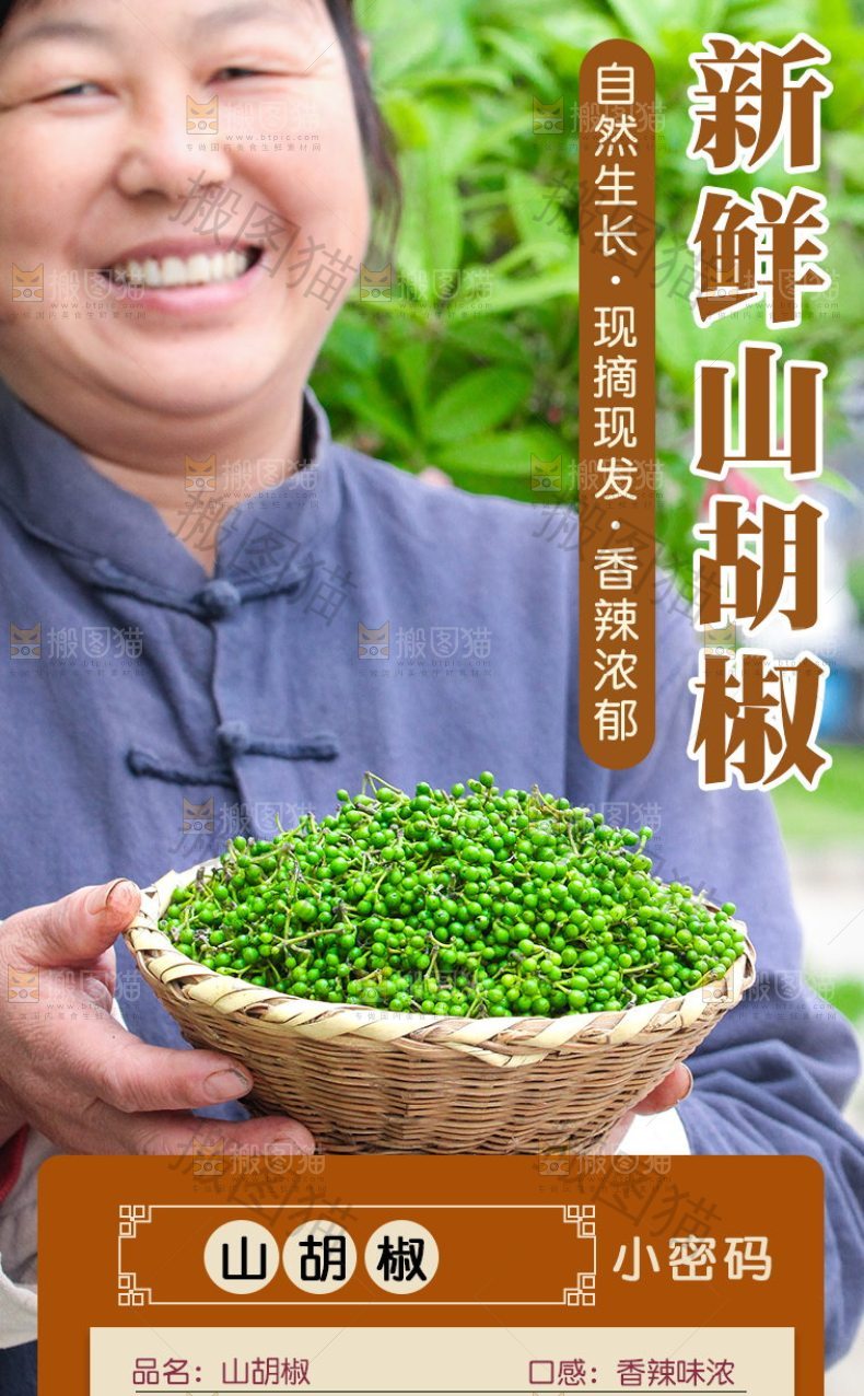 新鲜山胡椒详情