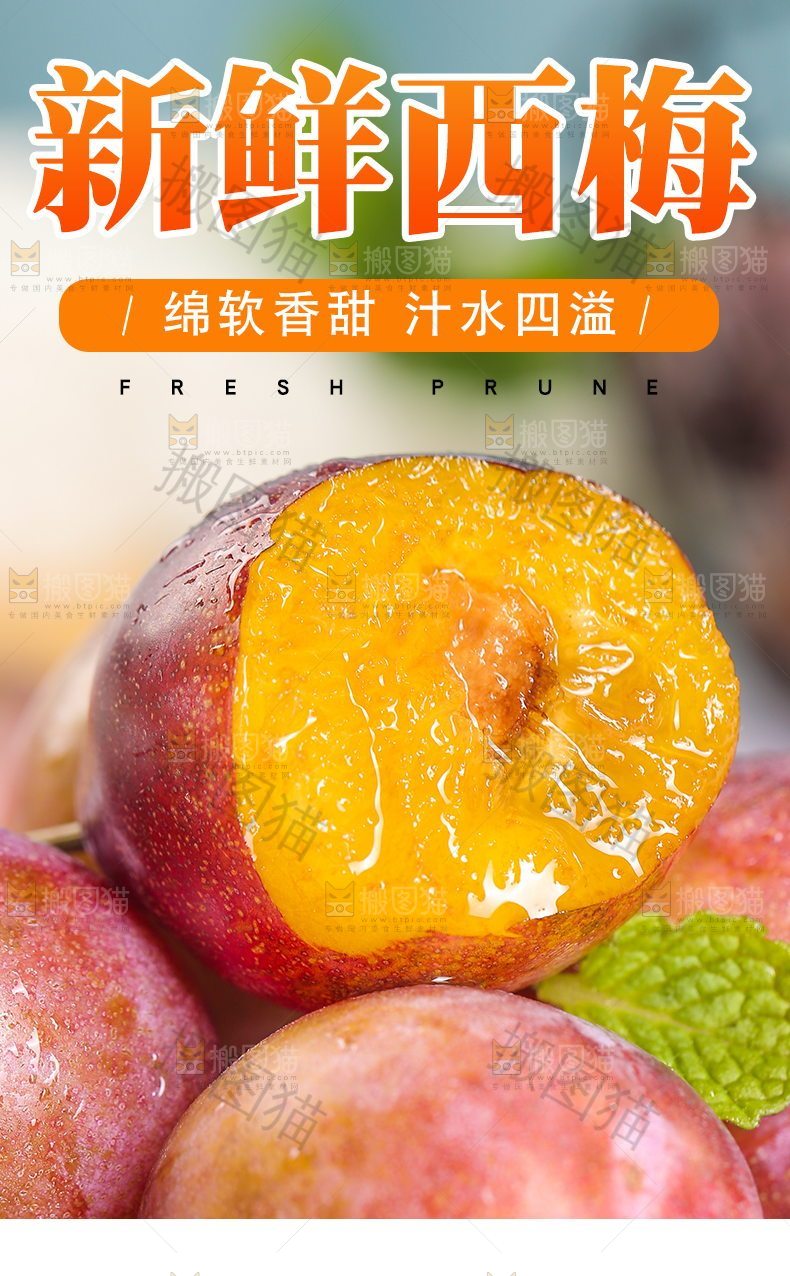 新鲜西梅详情