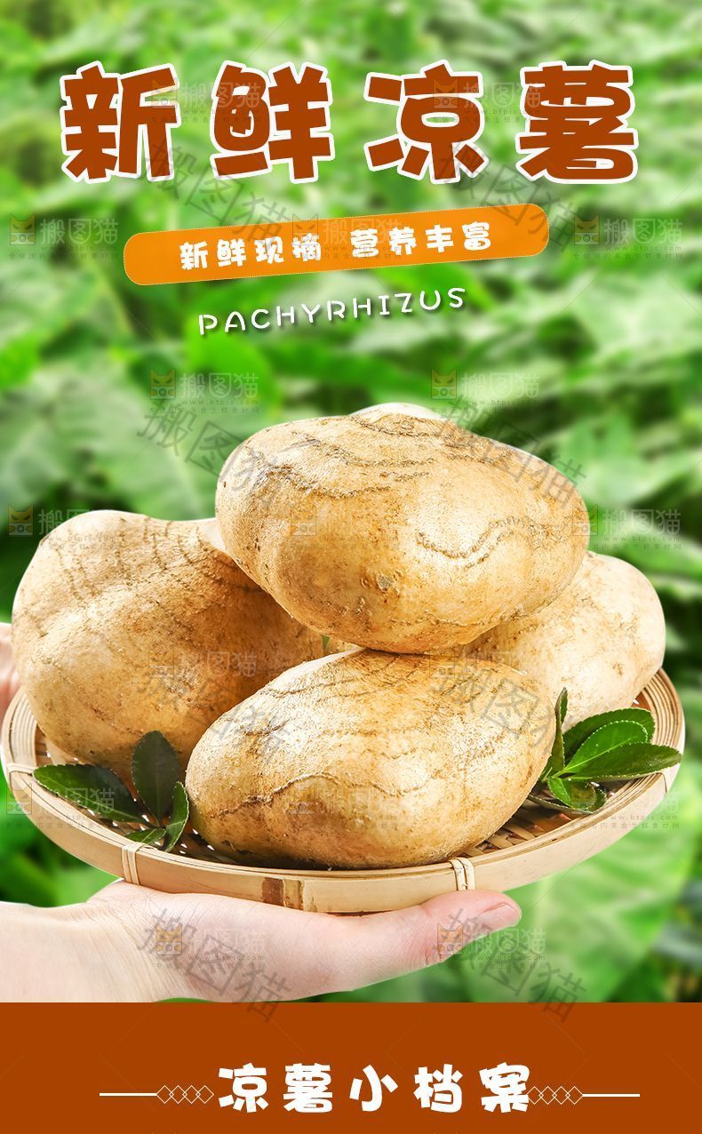 凉薯详情页设计