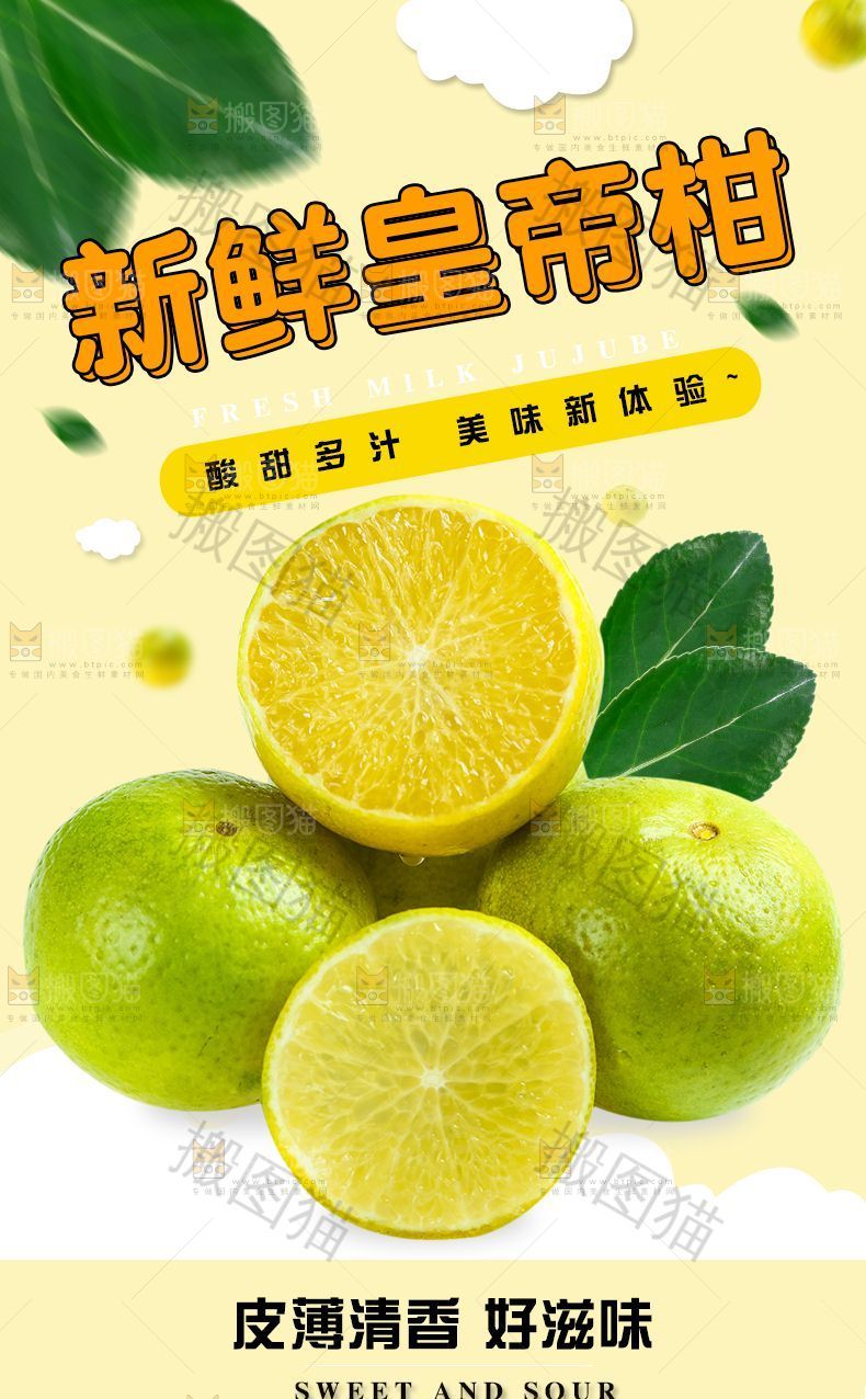 新鲜皇帝柑详情