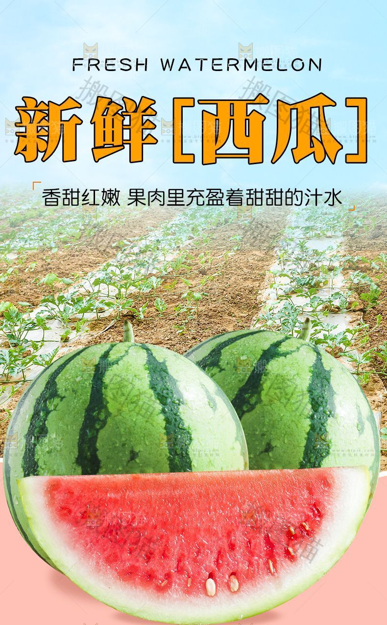 西瓜详情页设计