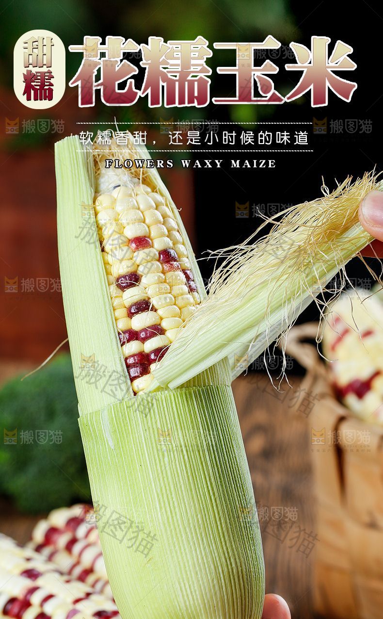 花糯玉米详情页设计