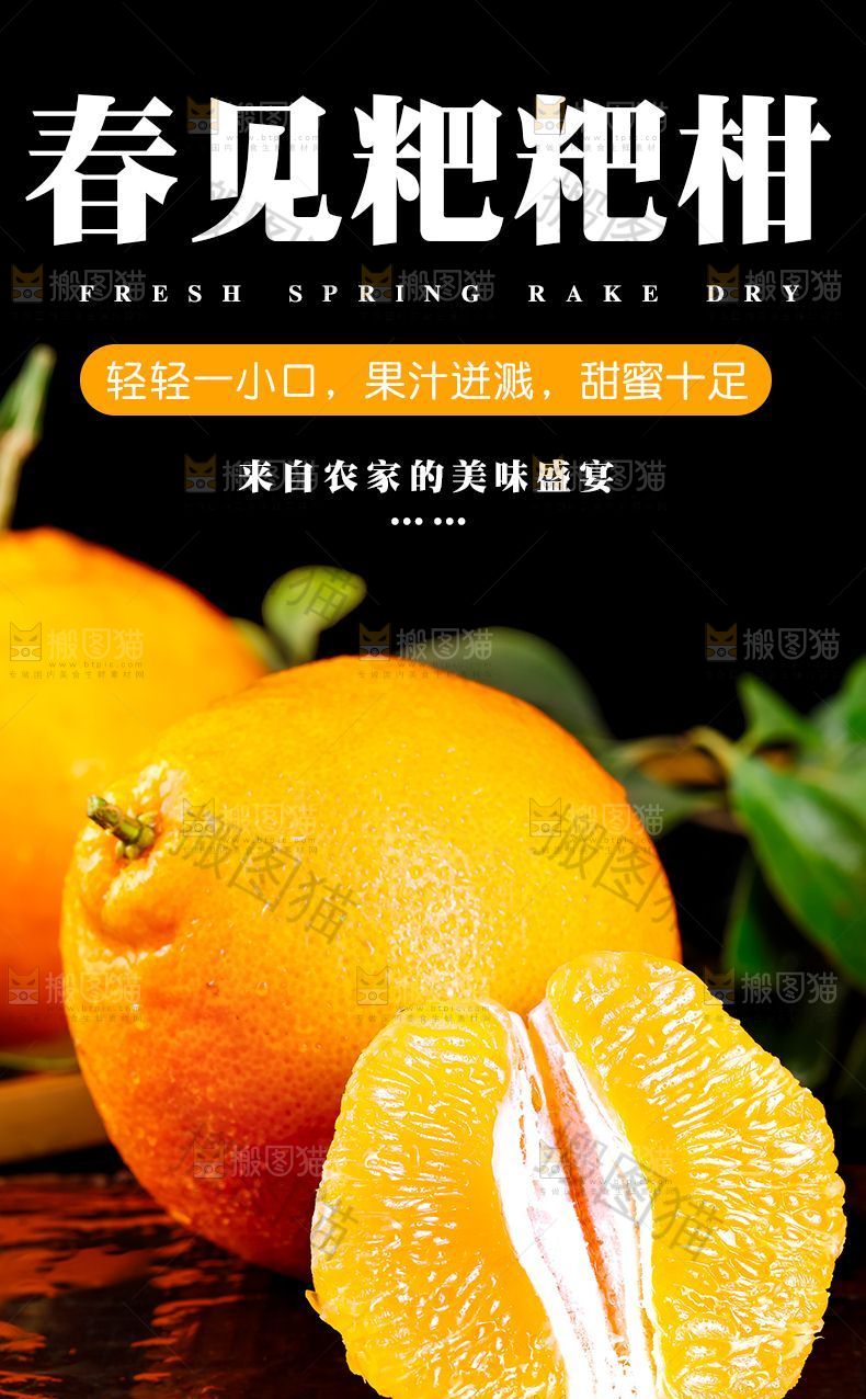 春见耙耙柑详情页