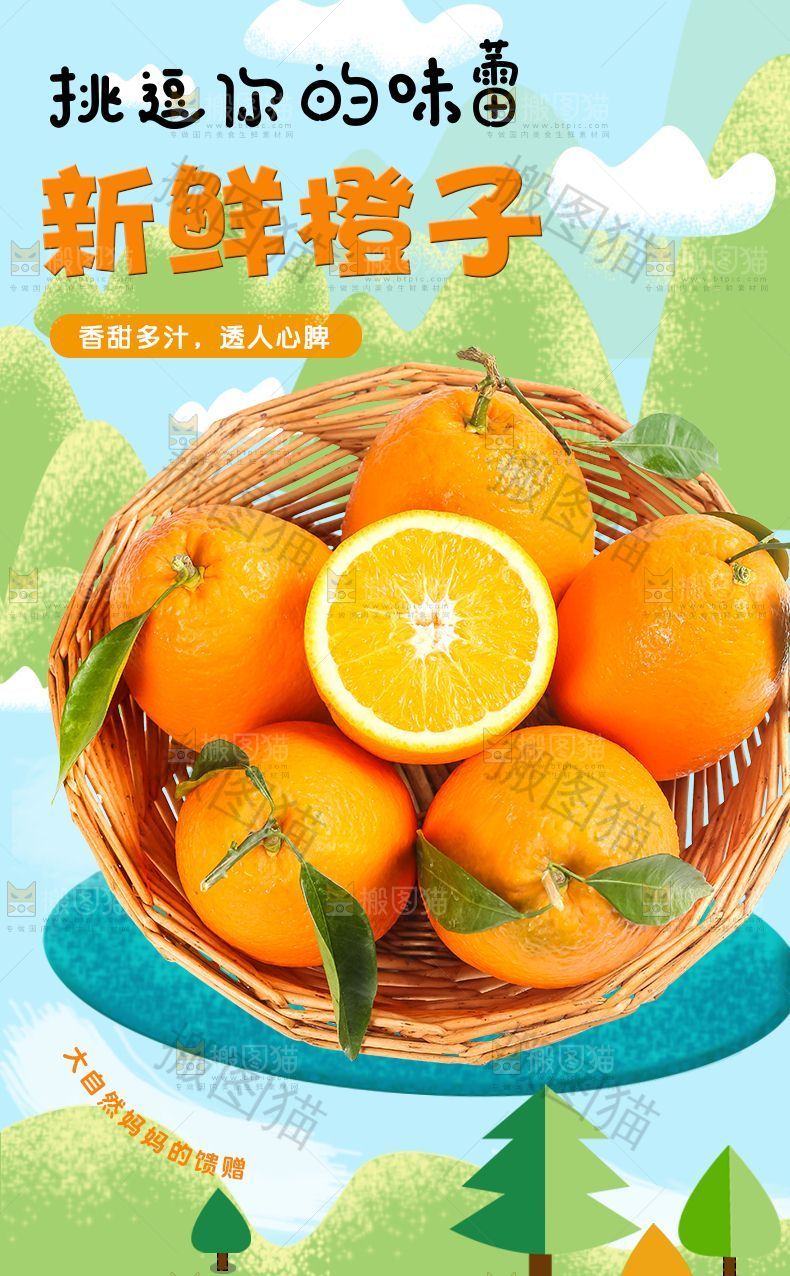 新鲜橙子详情