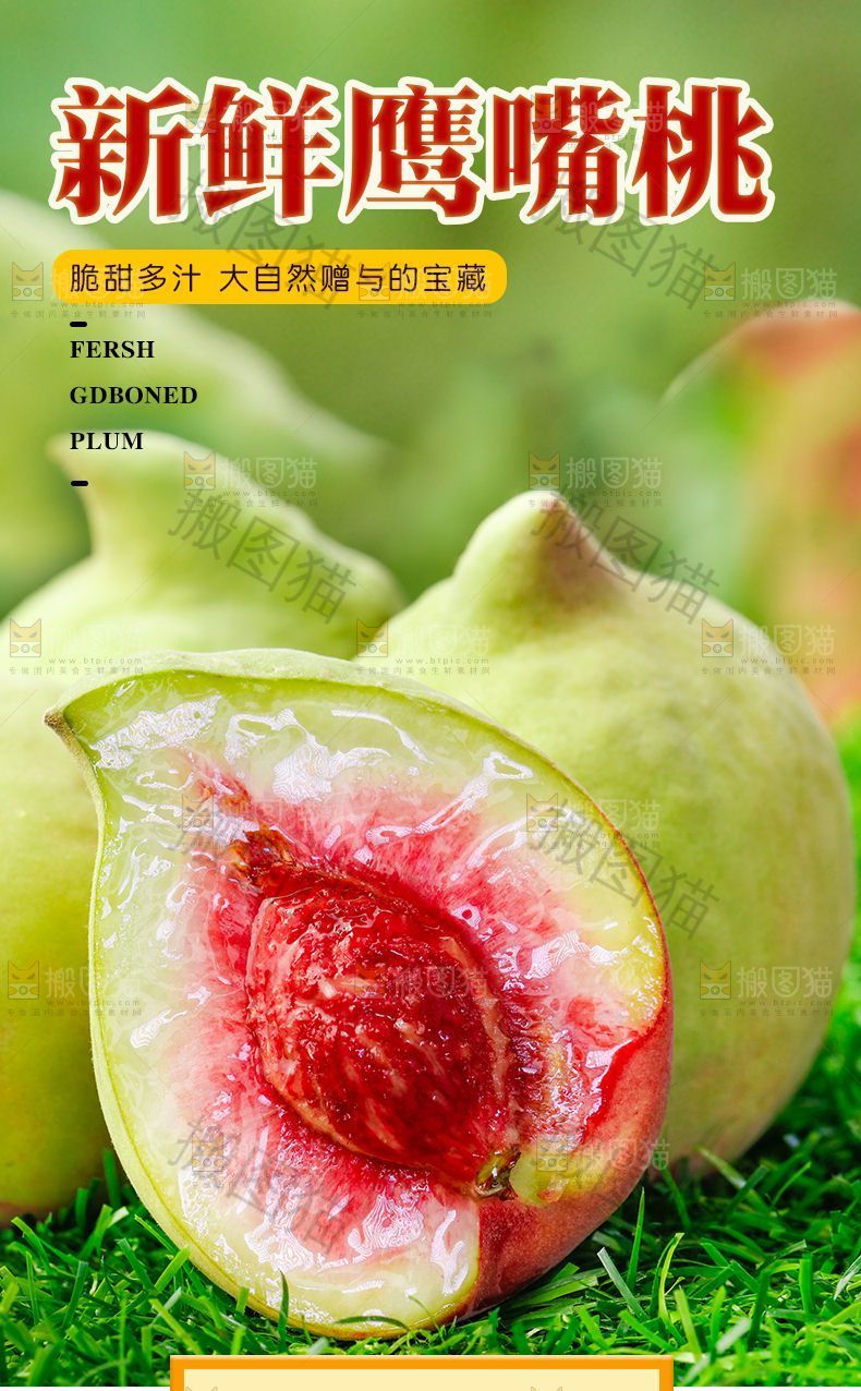新鲜鹰嘴桃详情