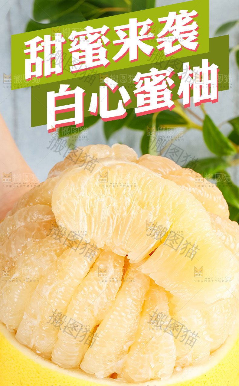白心蜜柚详情页