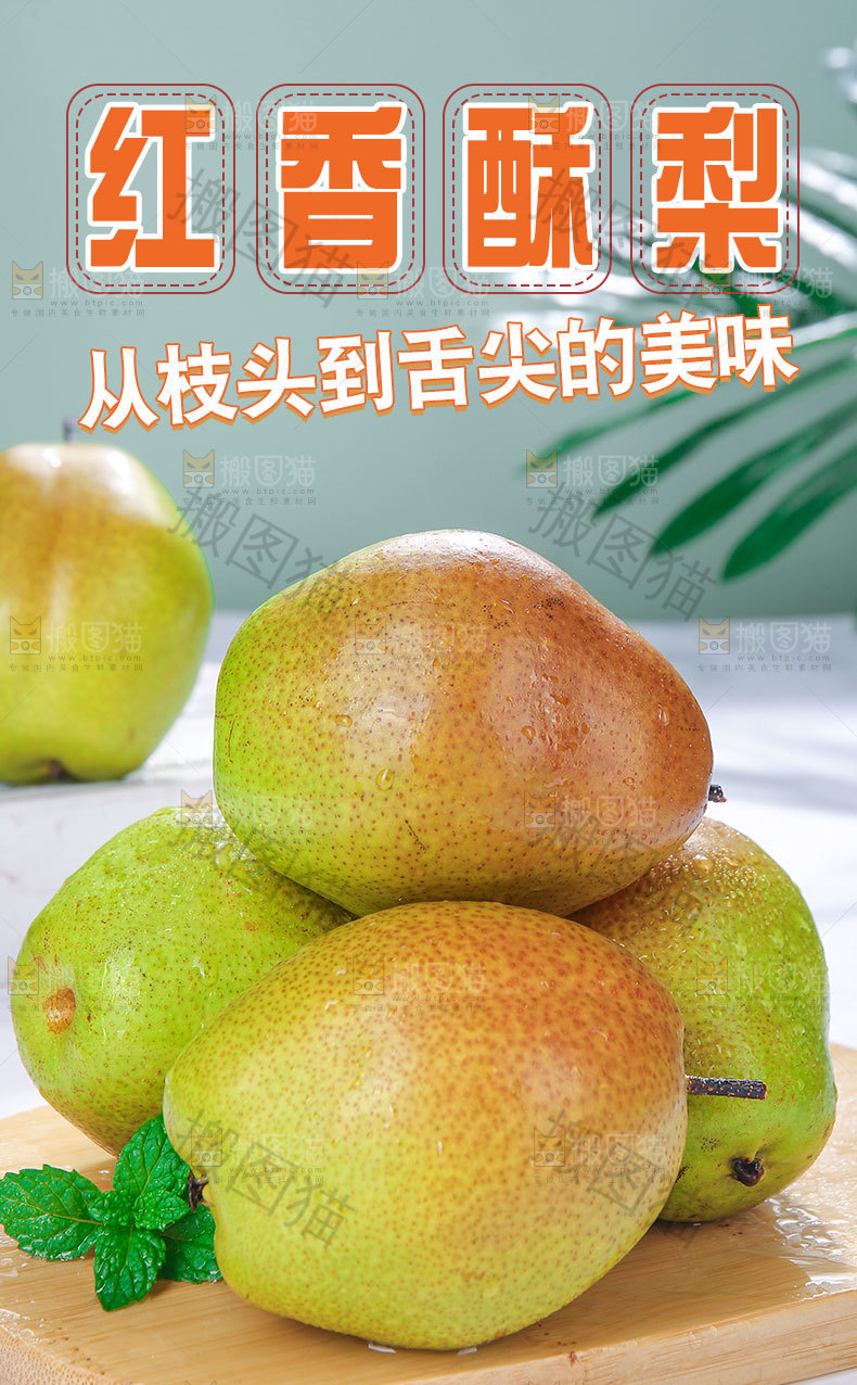 红香酥梨详情页