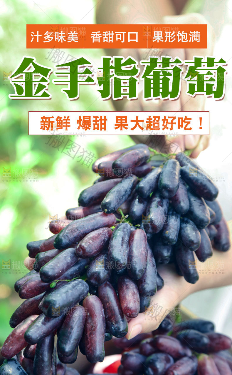 金手指葡萄详情页