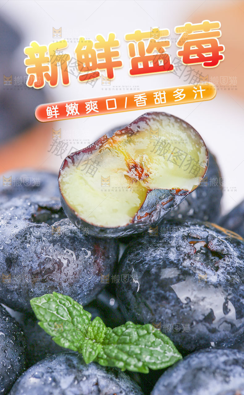 蓝莓鲜果详情页