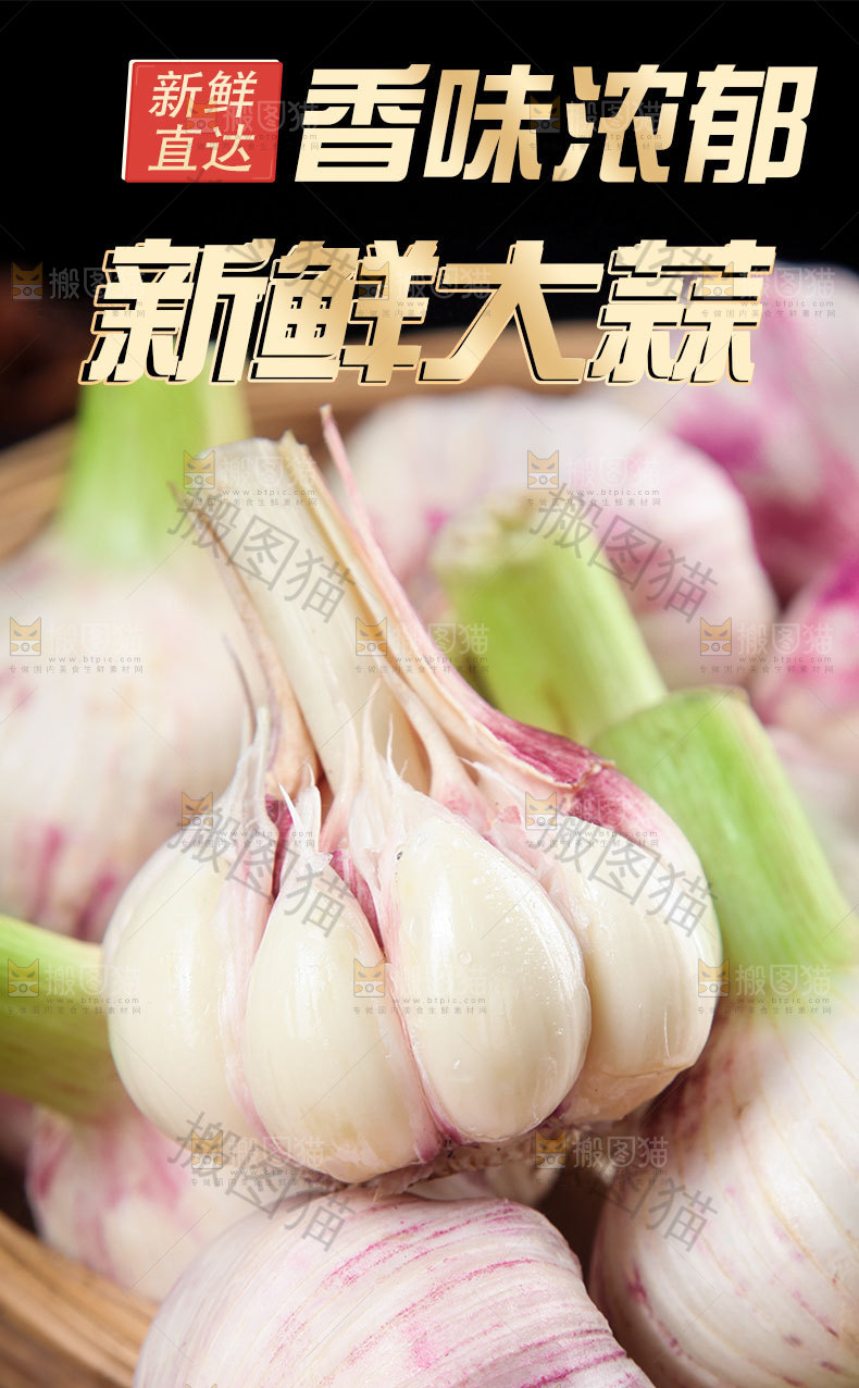 新鲜大蒜详情页