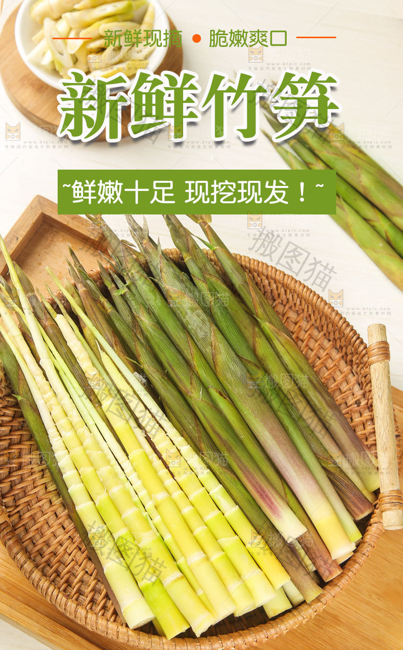 小竹笋详情页