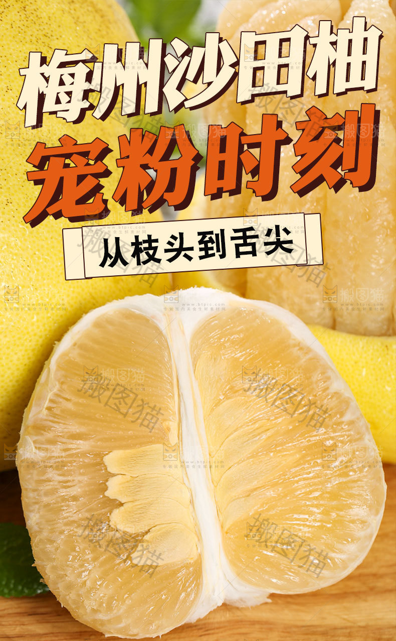 梅州沙田柚详情页
