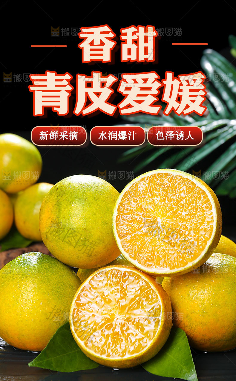 青皮爱媛详情页
