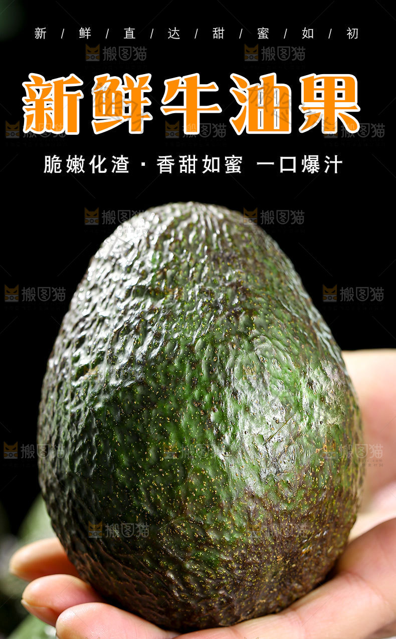 新鲜牛油果详情页