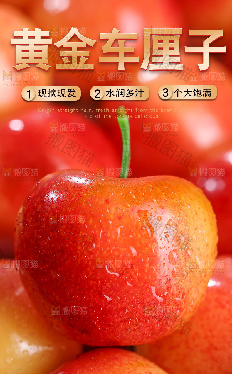 黄金车厘子详情页