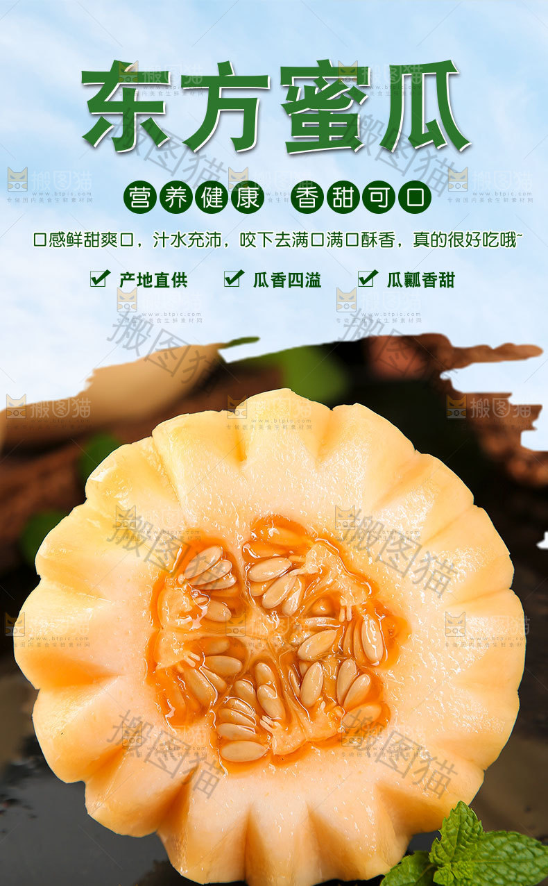 东方蜜瓜详情页