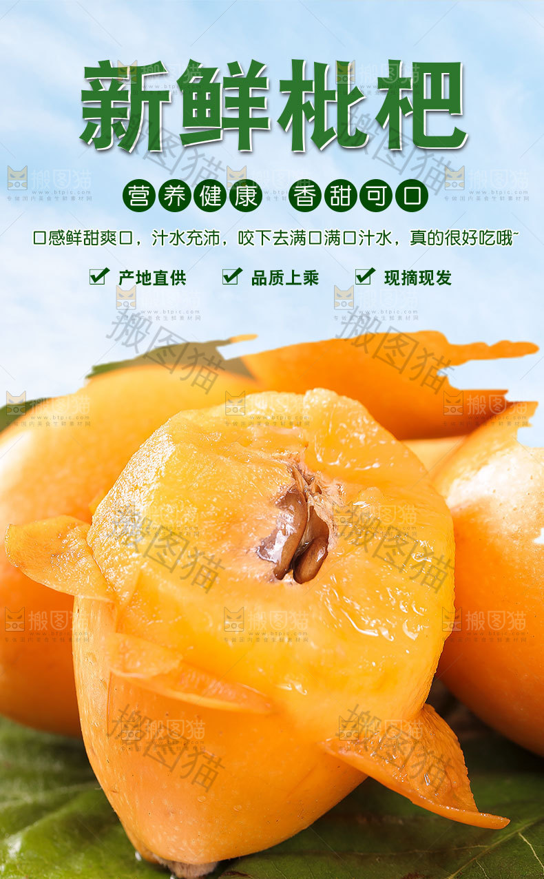 枇杷果详情页