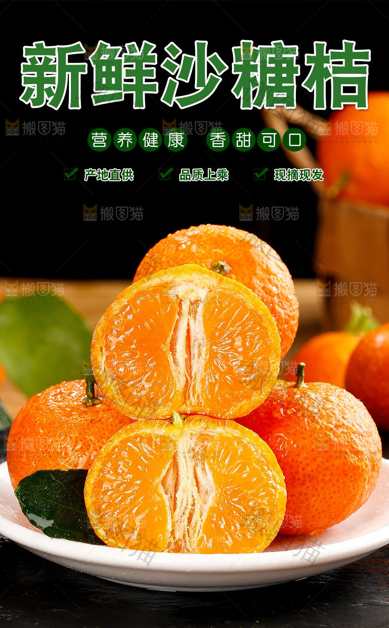 新鲜沙糖桔详情页