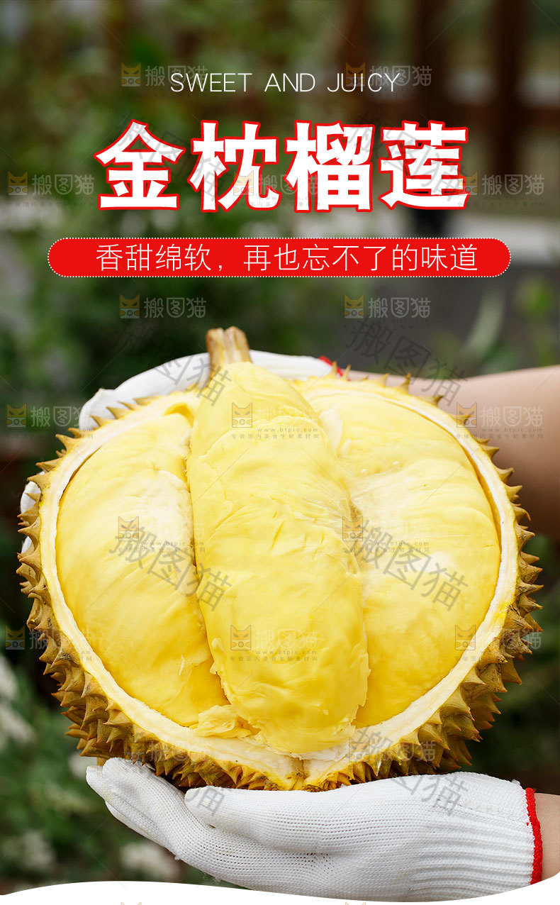 金枕榴莲详情页