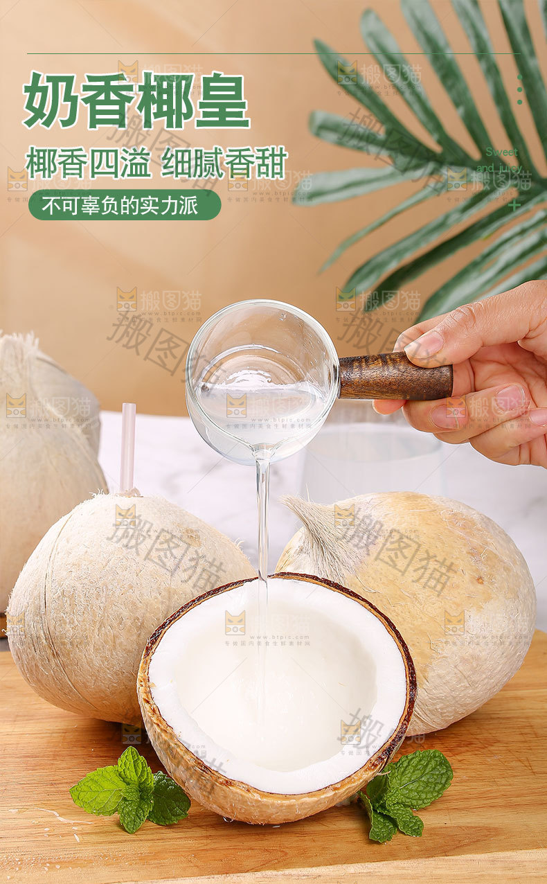 奶香椰皇详情页