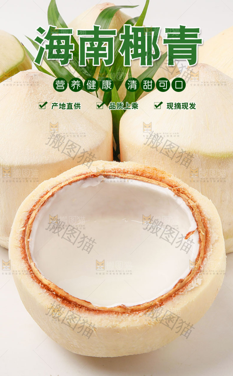 海南椰青详情页