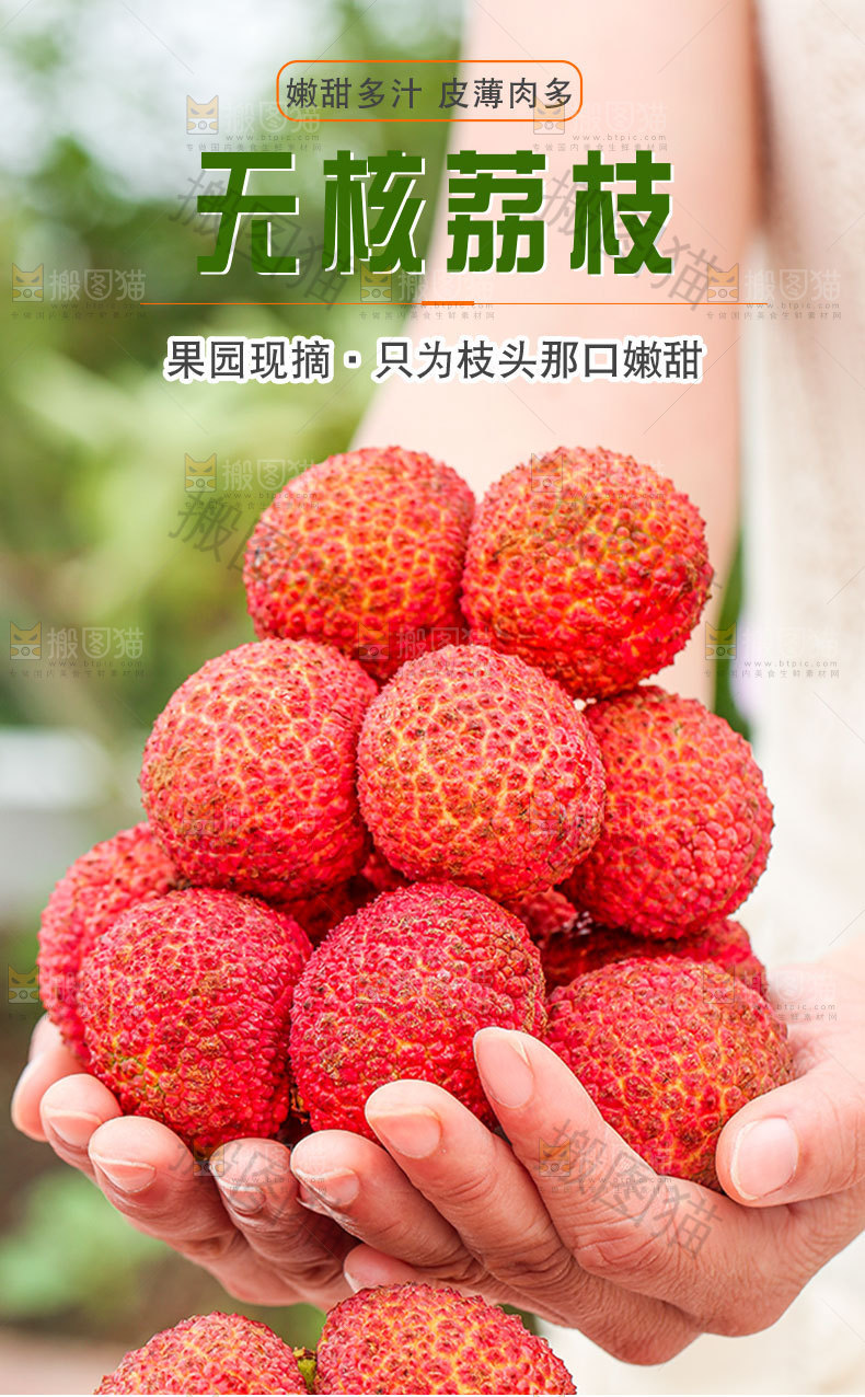 无核荔枝详情页
