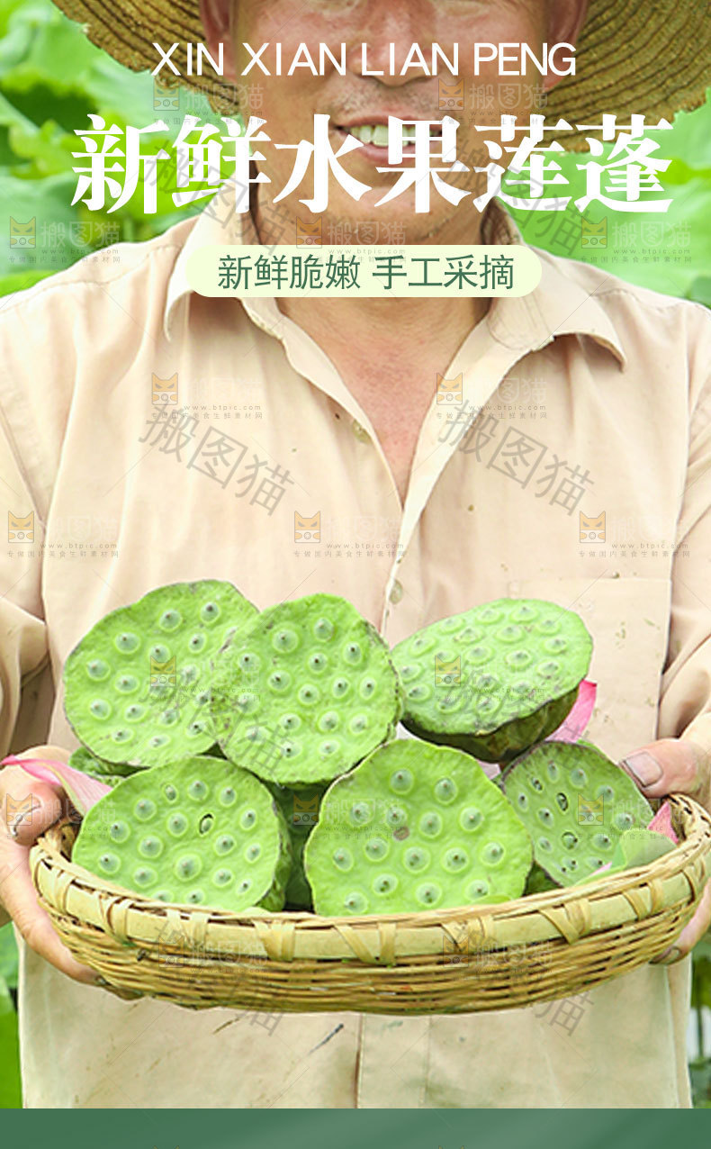 水果莲蓬详情页