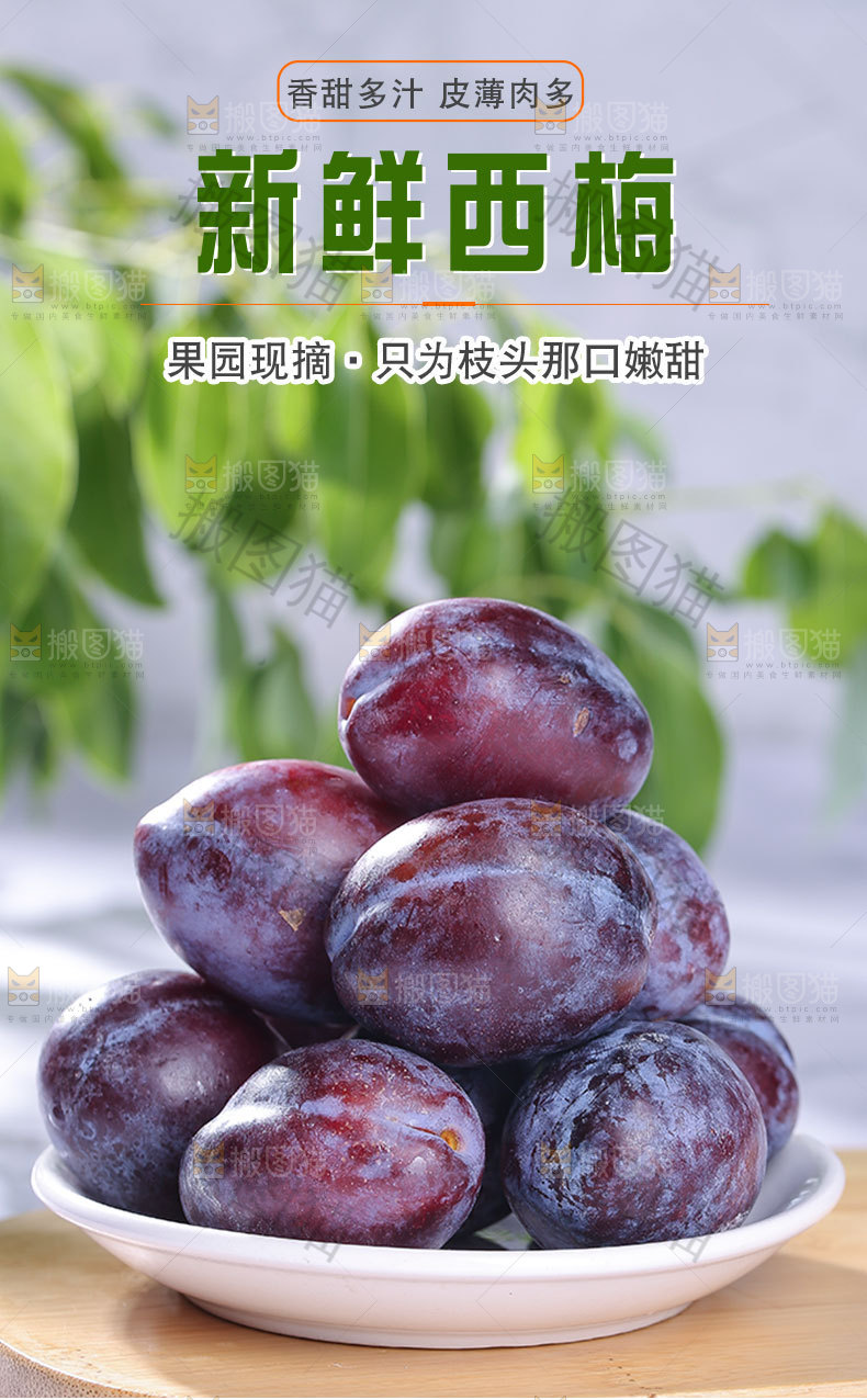新鲜西梅详情页