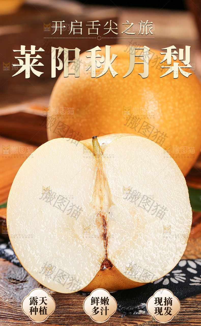莱阳秋月梨详情页