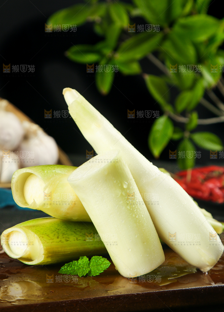 深底上的农家茭白