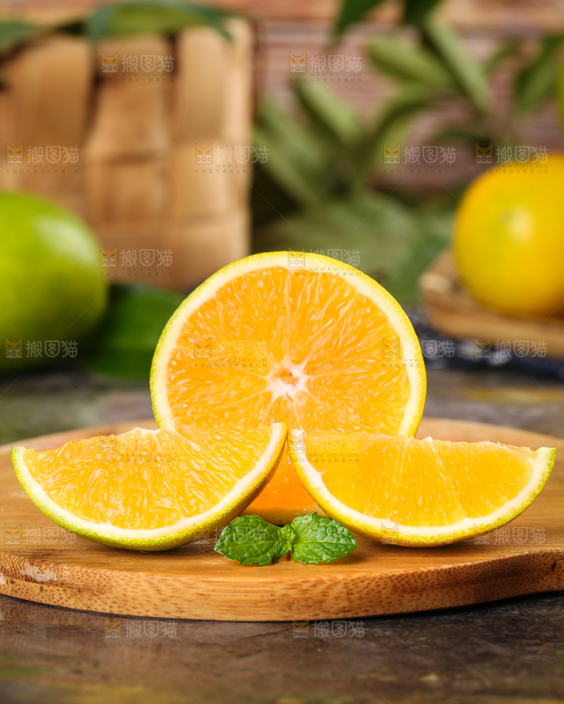 木板上的广西桂林夏橙