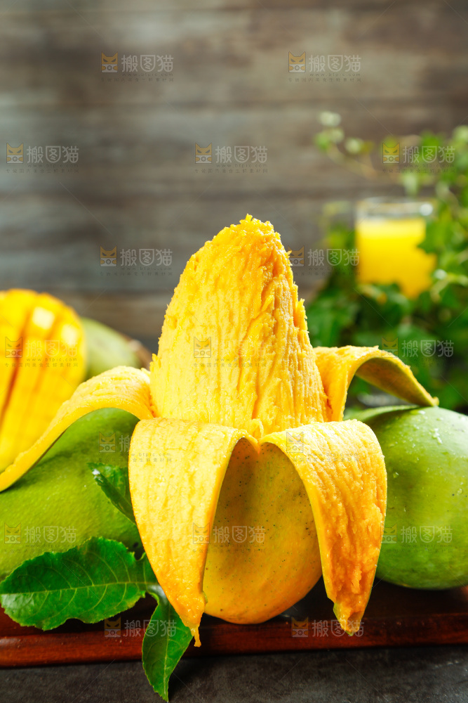 木板上放着越南香玉芒