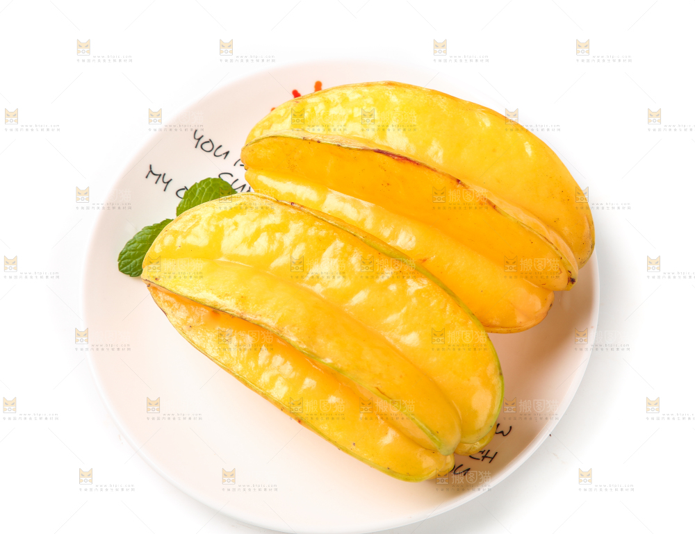 盘子里的漳州杨桃