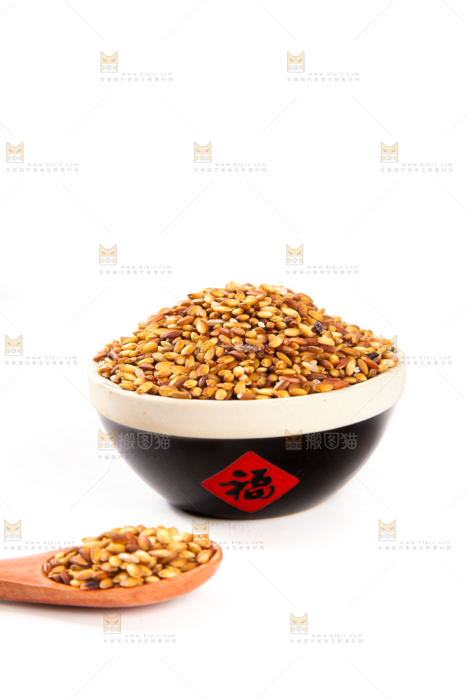 白底上的黄香米