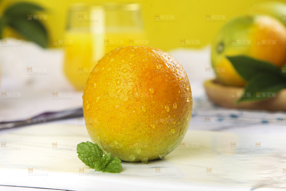 石板上的夏橙