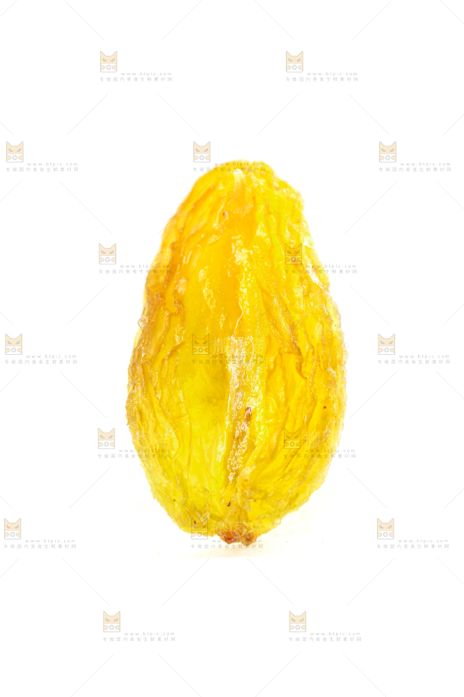 白底上的吐鲁番葡萄干