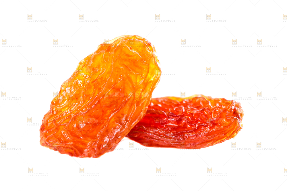 白底上的红玫瑰葡萄干
