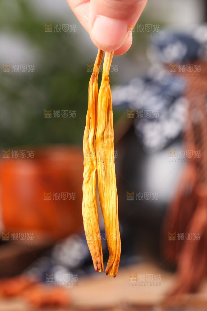 手拿黄花菜