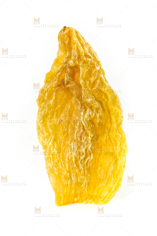 白底上的新疆葡萄干