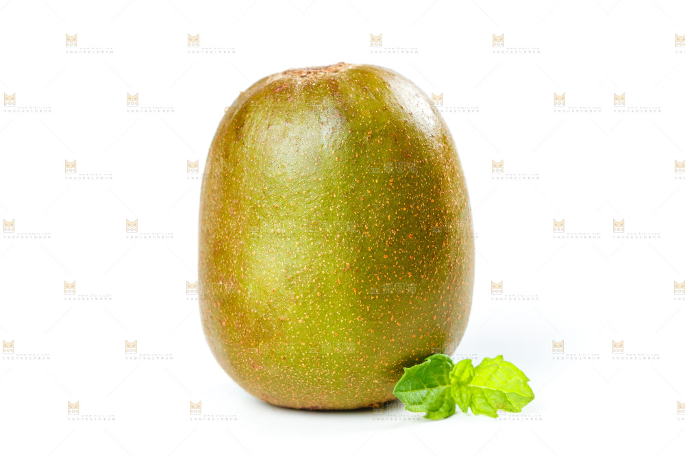 白底上的猕猴桃