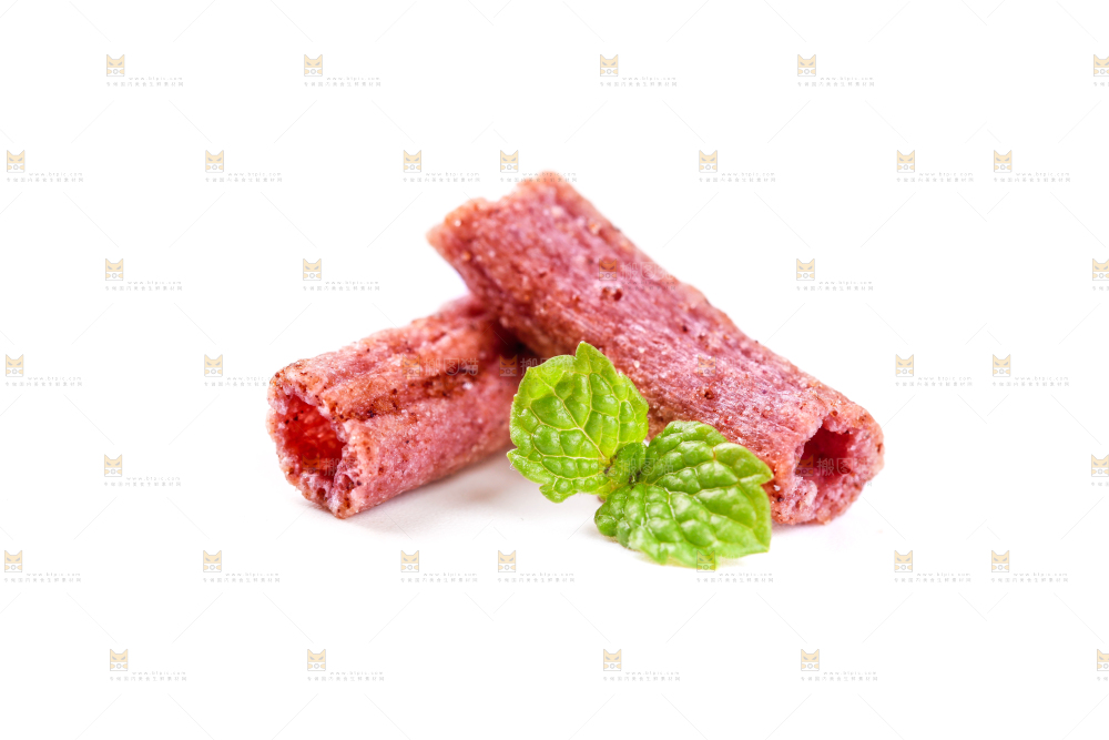 白底上放着紫薯薯条
