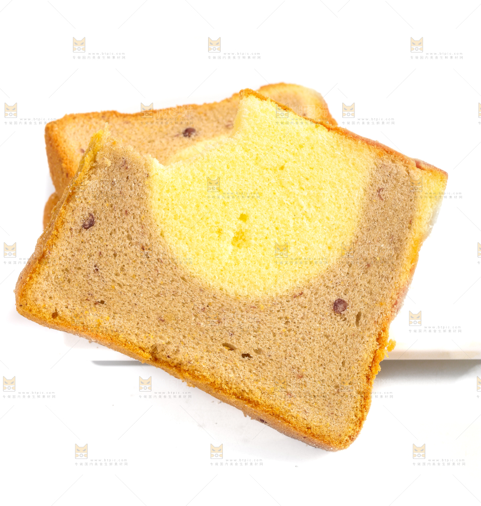 白底上的红豆双拼吐司
