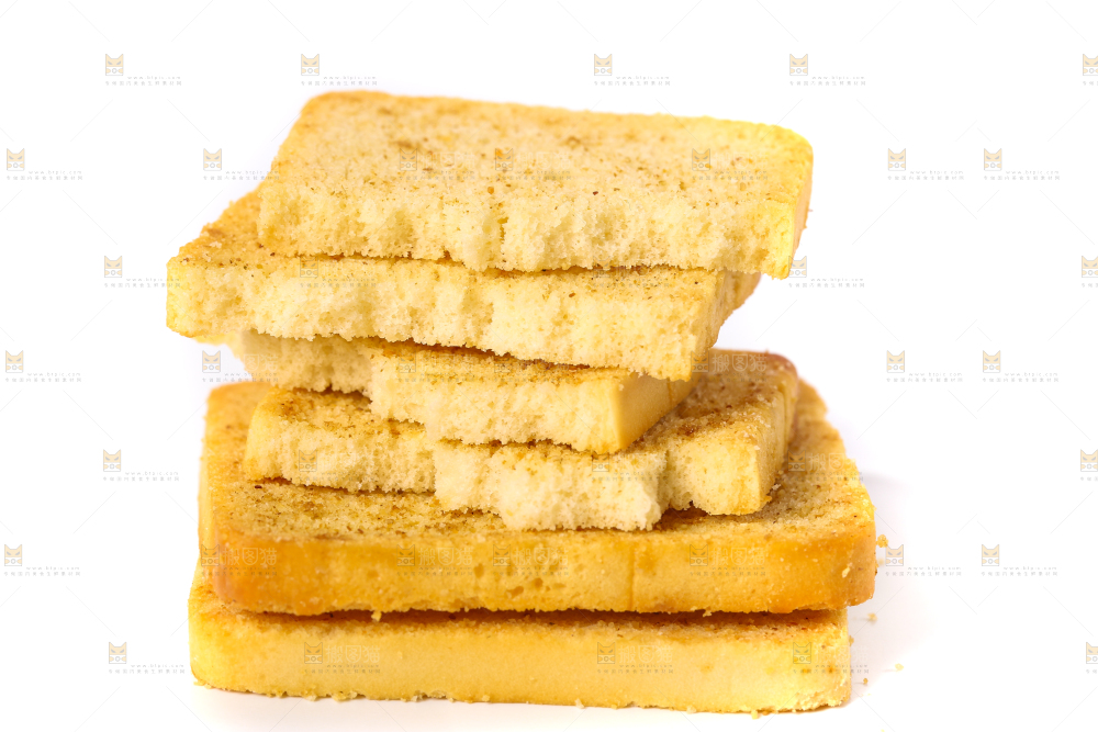 白底上放着原味烤馍