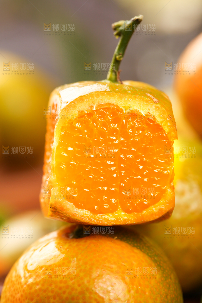 深底上的广西清香蜜桔