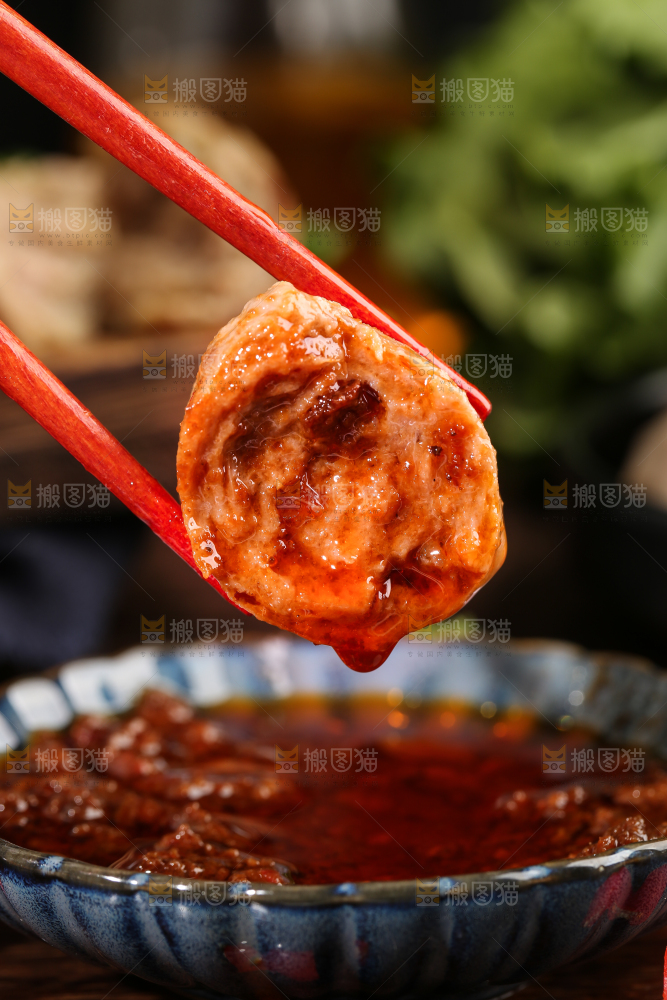 牛肉丸蘸汁