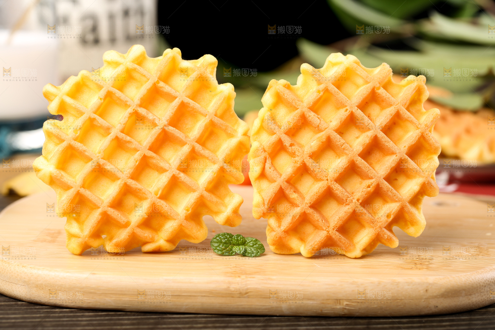 木底上的华夫饼