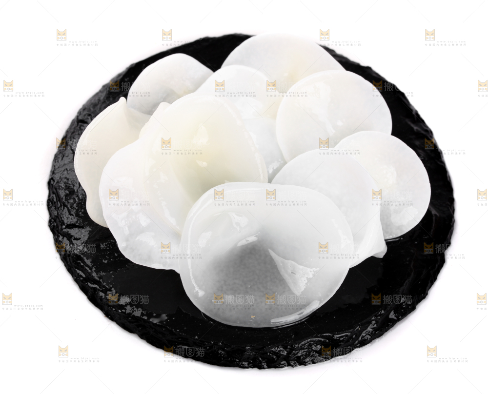 黑底上的白木耳