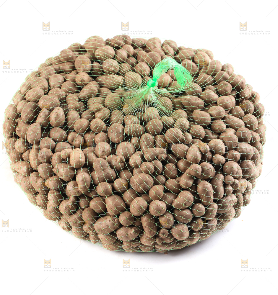 白底上摆放着山药豆