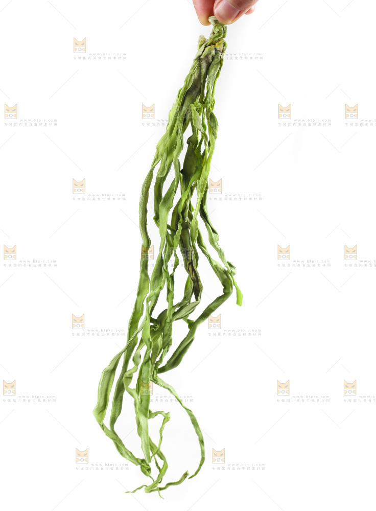 白底上的贡菜