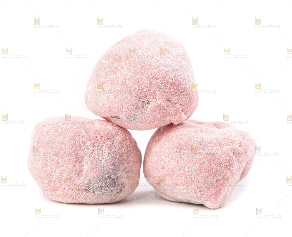 白底上的草莓味奶枣